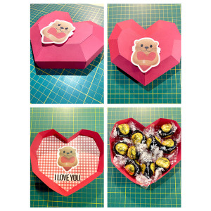 Diamond heart box