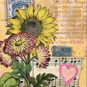 Feb-March Art Journal Challenge Love-1