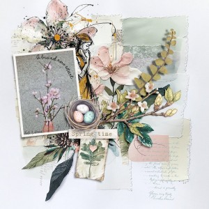 Almond tree blossoms