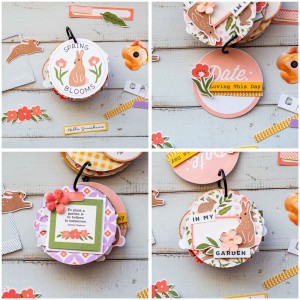 Spring Blooms Mini Flip Album (hybrid)