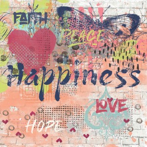 Happiness Graffiti - April Muse Challenge Week 3