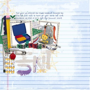 school supplies hunt