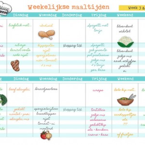 weekly meals
