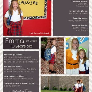Back To School 2012