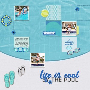 life is cool by the pool
