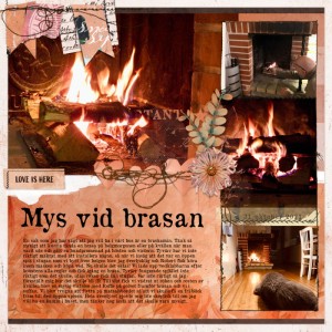 Cozy at the fireplace