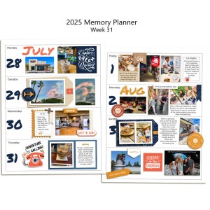 Week 31 Memory Planner