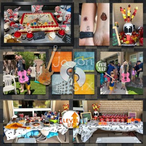 Rock and Roll Pool Party