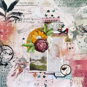 Hybrid Scrapbook Layout With Rachel Jefferies and Lynn Grieveson Focus