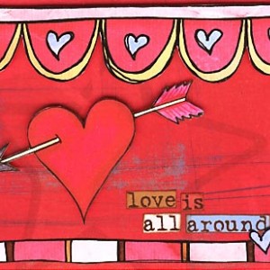 hybrid - red valentine card