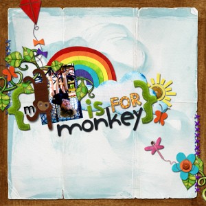 m is for monkey