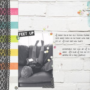 feet up