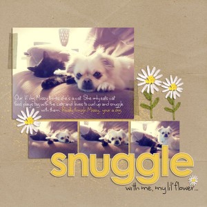 Snuggle with me, my lil' flower...