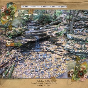 Autumn in Trough Creek State Park