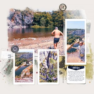 Swimming in the Ardeche