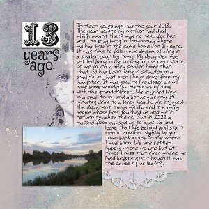 January 24 - How Have You Changed in 13 years - 13 Years ago
