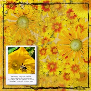 Inpsiration Yellow on Yellow with a Bee Fellow.jpg