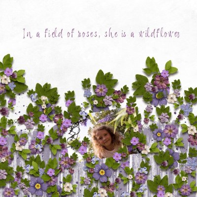 She is a wildflower