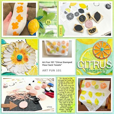 Carving Citrus Stamps
