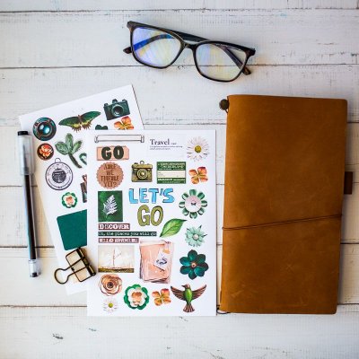 Travel Notebook stickers