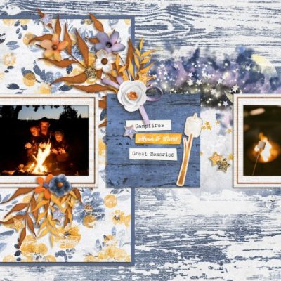 Campfires, Moon & Stars