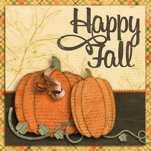 Happy Fall card