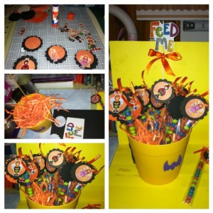 candy cane basket