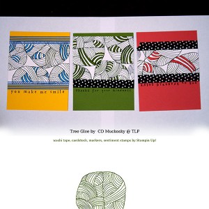 tree glee cards