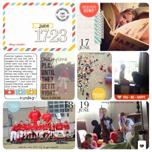 Project Life: Week 25 pg 1