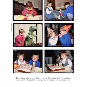 My daughter's 21st birthday album