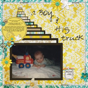 A boy and his truck