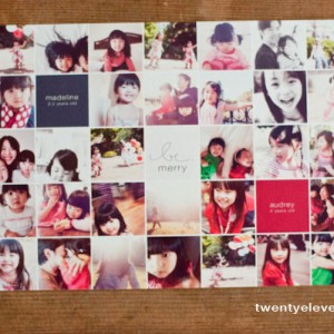 be merry holiday card (2011)