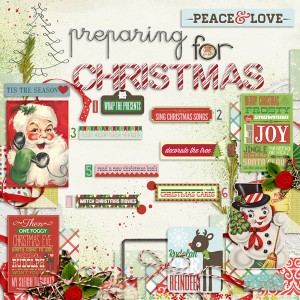 preparing for christmas