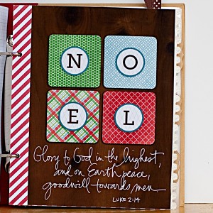 December Daily 2012 Filler Page - Noel