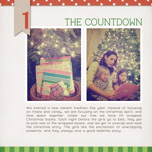 December Daily Day One