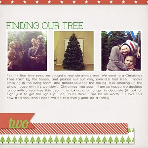 December Daily Day Two
