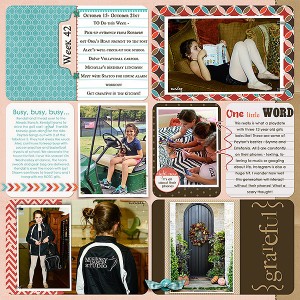 Project Life Week 42 pg 1