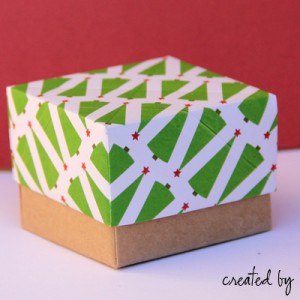 Origami Christmas Box no 1