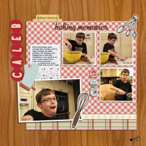 Caleb-Christmas Baking