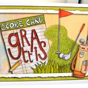 Golf Birthday Card