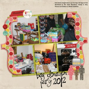 Bag Donation party