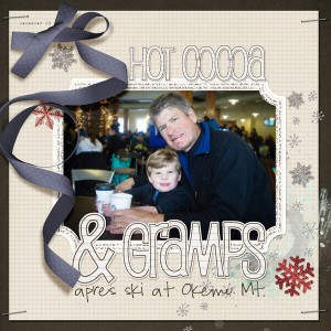 hot cocoa and gramps