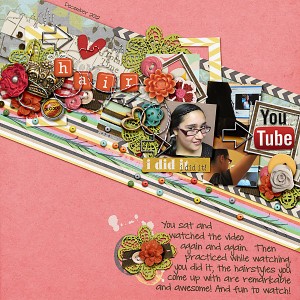 hair by youtube!