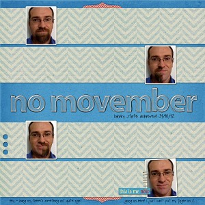 January 3 - No Movember
