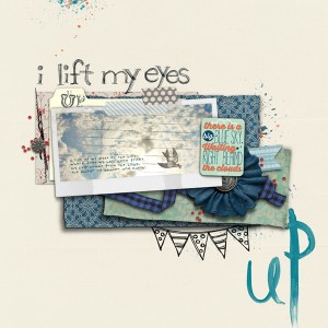 I lift my eyes up