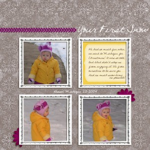 Snow Baby (Right Page)