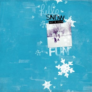 hello snow...