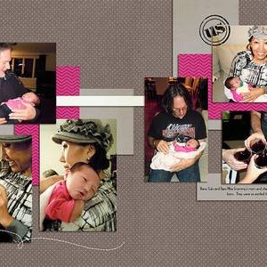 January challenge #9 - two page layout