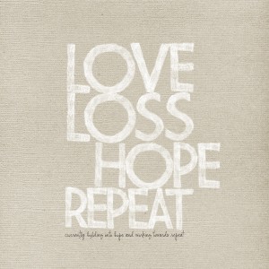 love loss hope repeat - journalling with a list challenge