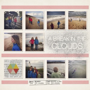 A break in the clouds